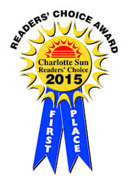 Charlotte Sun Readers' Choice First Place.