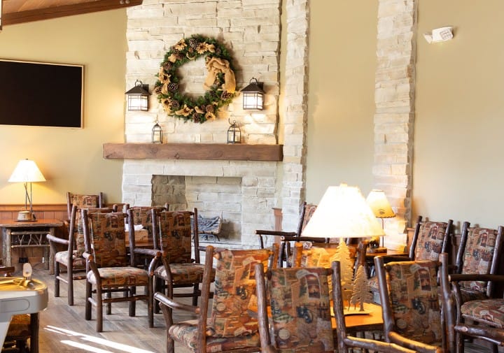 Panther Hollow Dental Lodge Lobby.